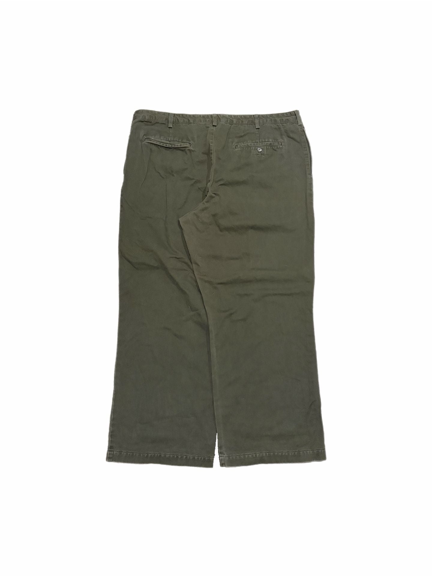 Oshkosh B'gosh Pleated Chino Pants 44x30 Olive Green